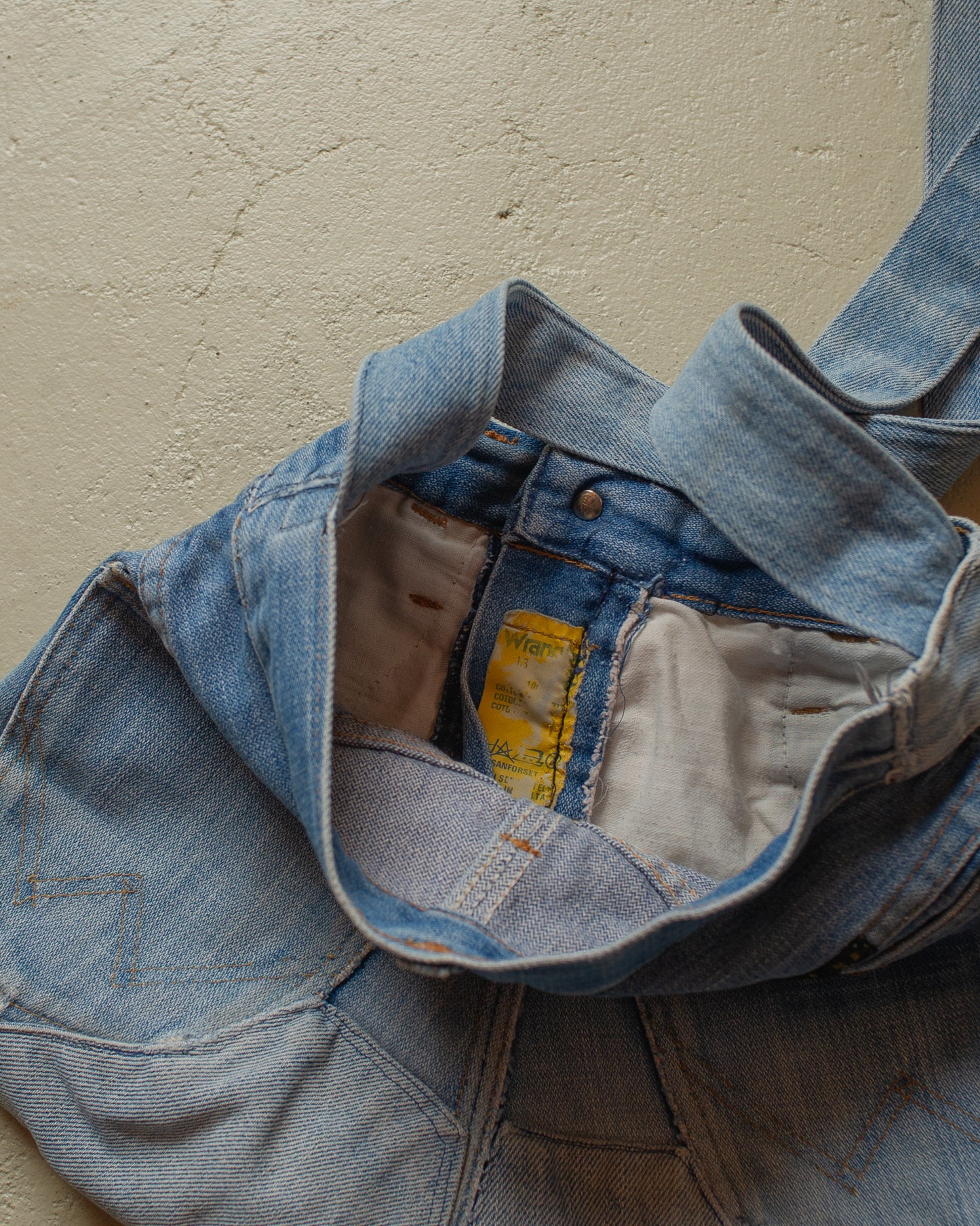 1970s/80s Selfmade Wrangler Denim Sidebag blue