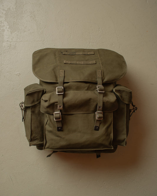1969 Army Canvas Backpack green