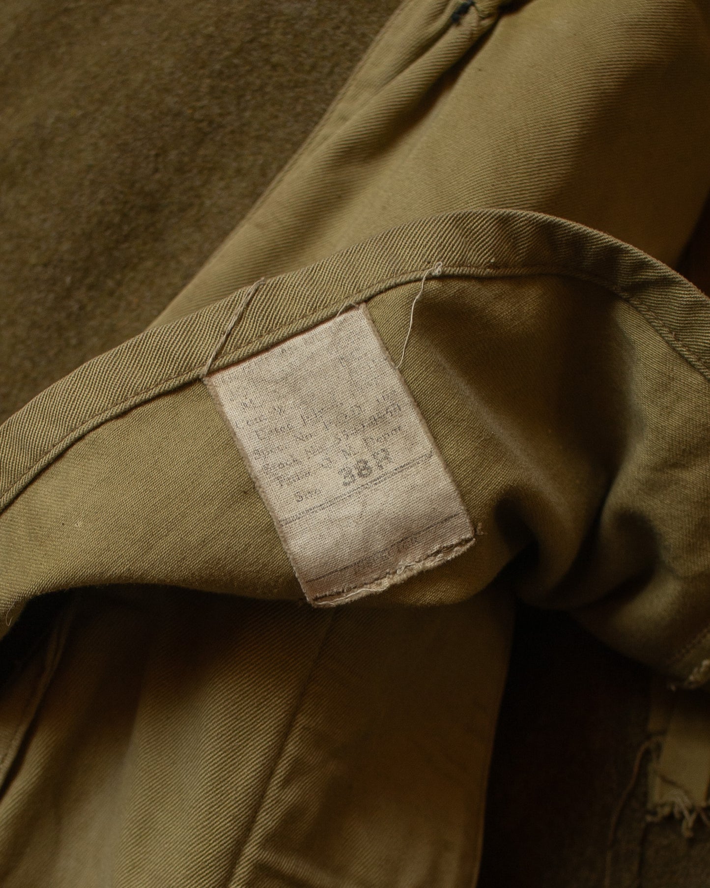 1940s WW2 US Army M39 Wool Great Coat khaki - M