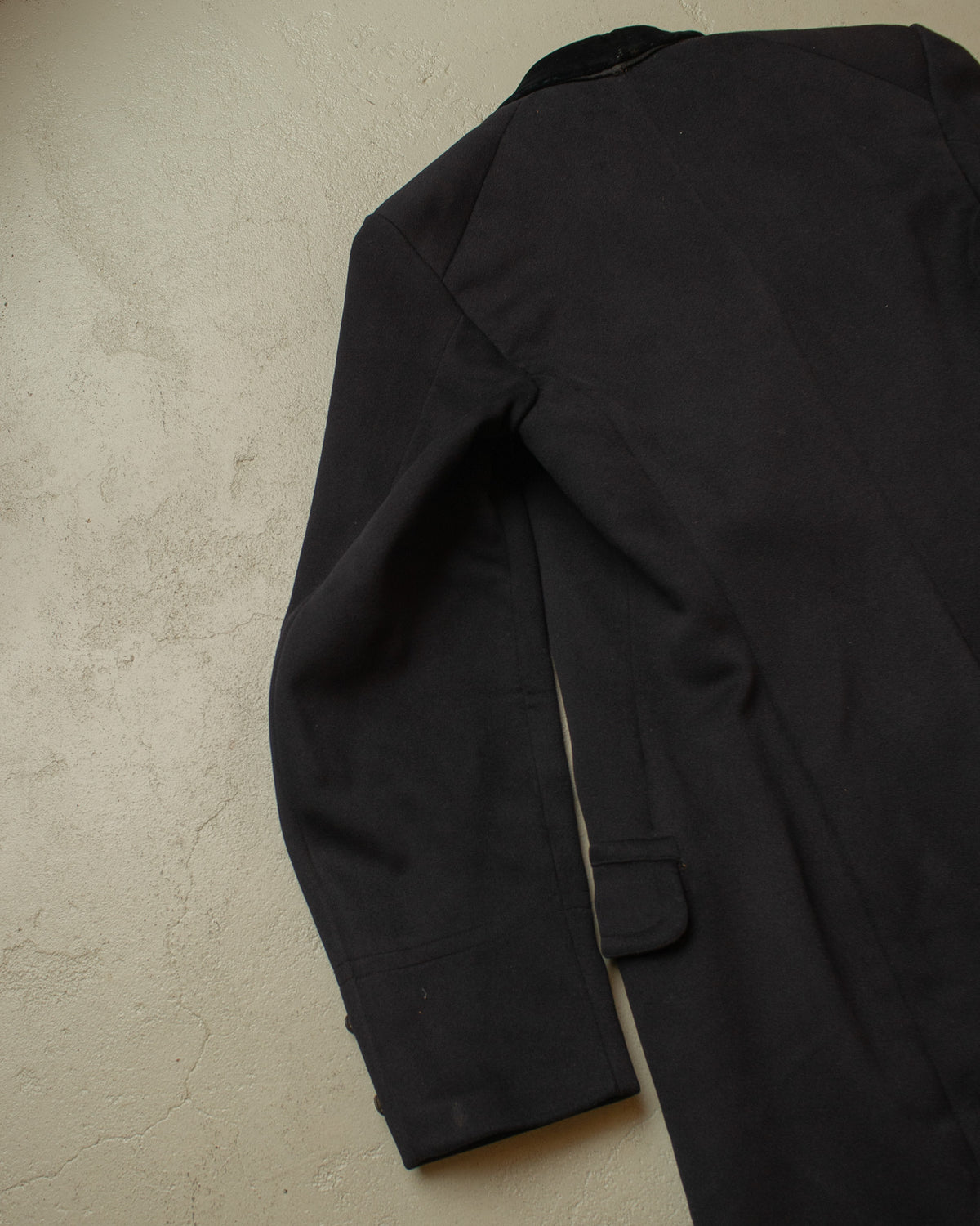 ca. 1920s German Double breasted Wool Overcoat black - M/L