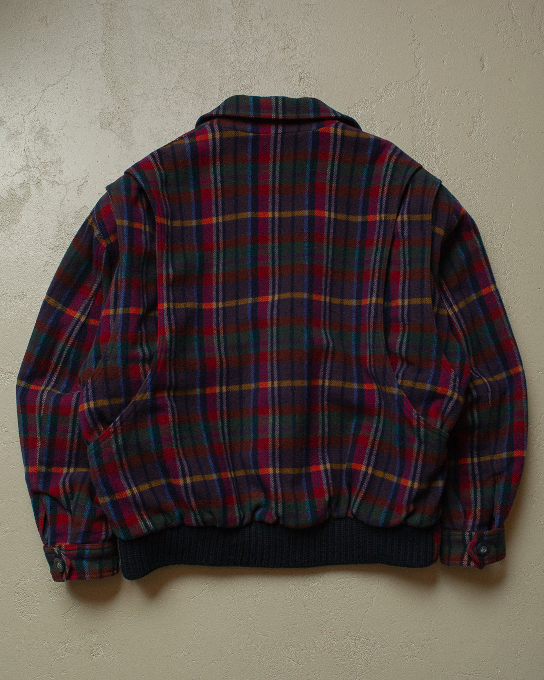 90s Hugo Boss Wool Bomber Jacket multi - XL