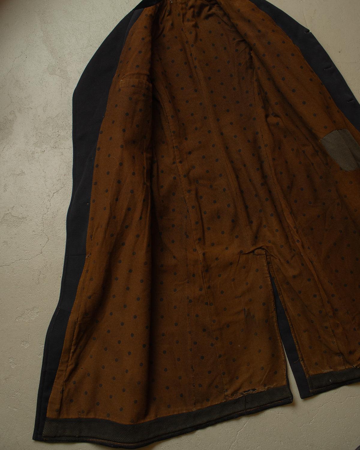 ca. 1920s German Double breasted Wool Overcoat black - M/L