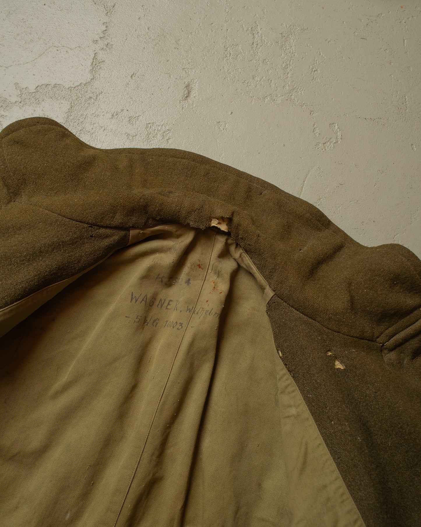 1940s WW2 US Army M39 Wool Great Coat khaki - M