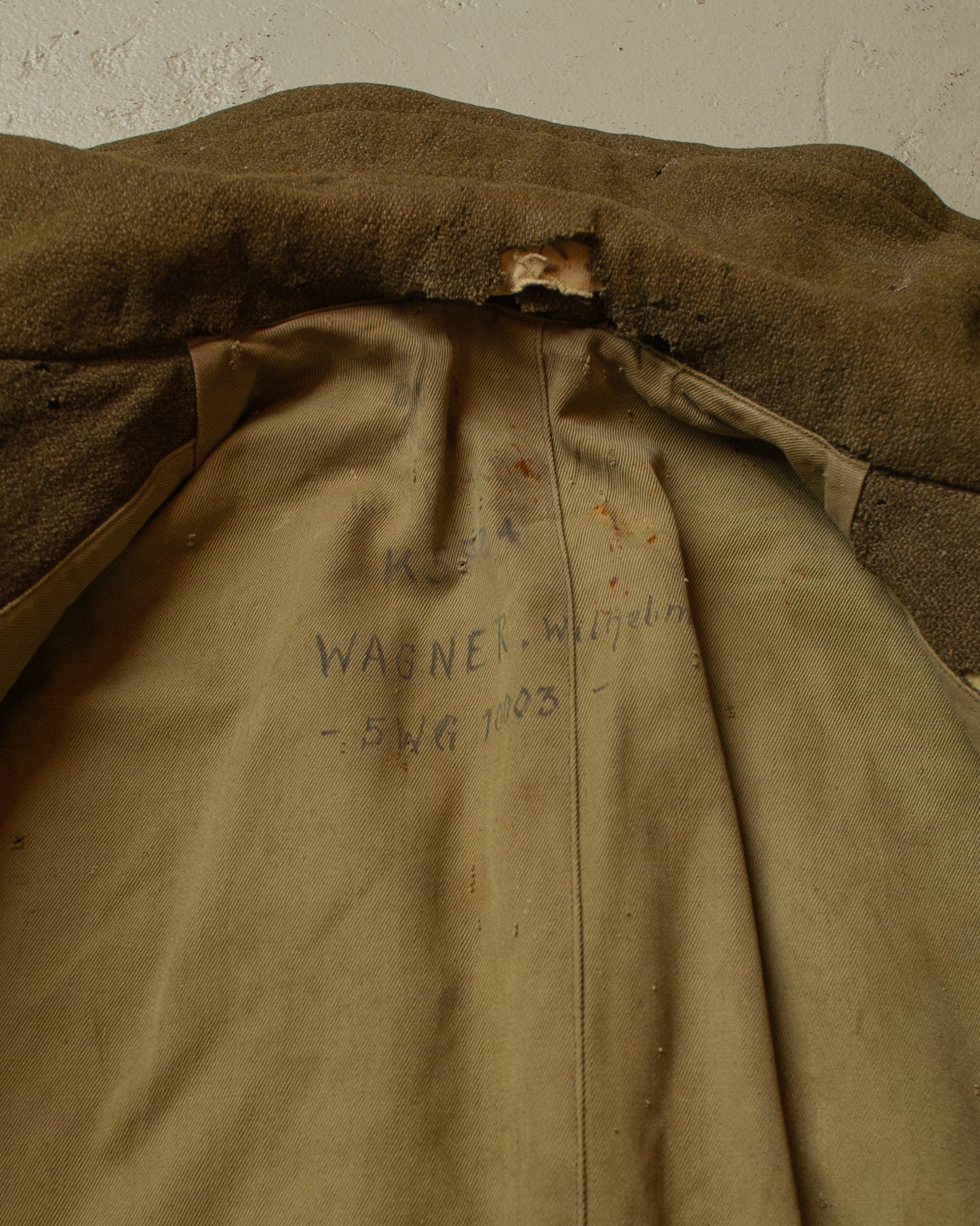 1940s WW2 US Army M39 Wool Great Coat khaki - M
