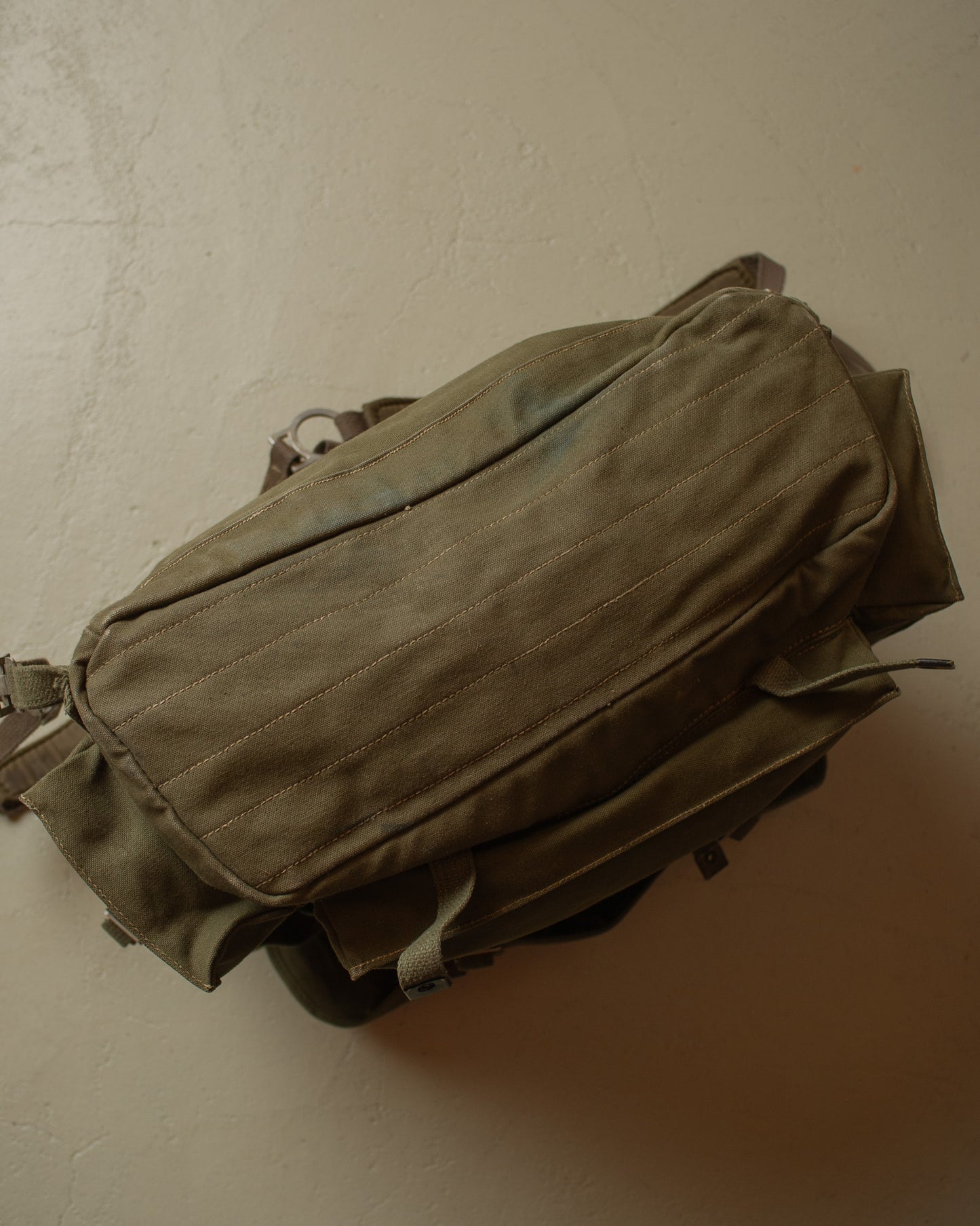 1969 Army Canvas Backpack green