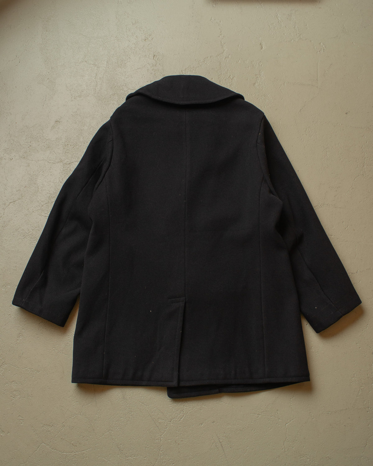 1930s US Navy Wool Pea Coat navyblue - M