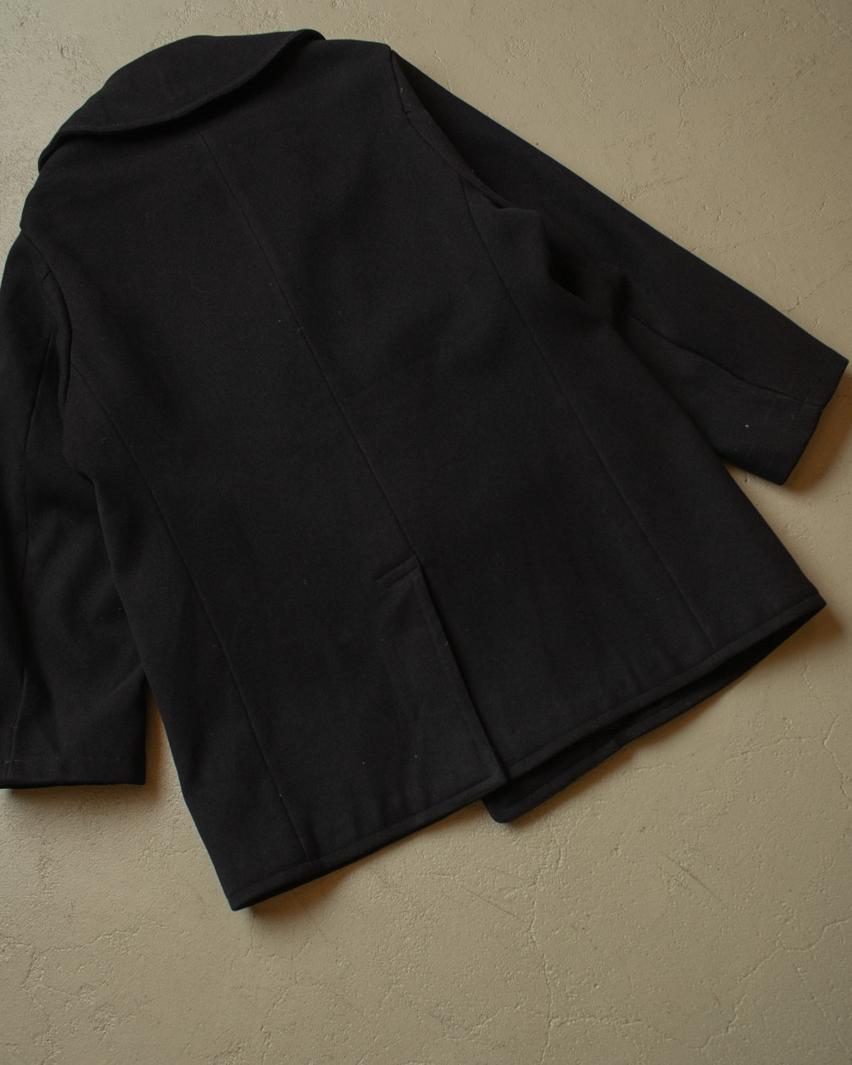 1930s US Navy Wool Pea Coat navyblue - M
