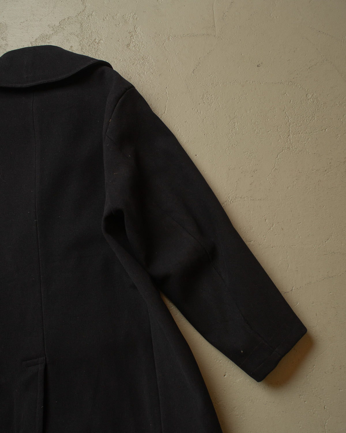 1930s US Navy Wool Pea Coat navyblue - M