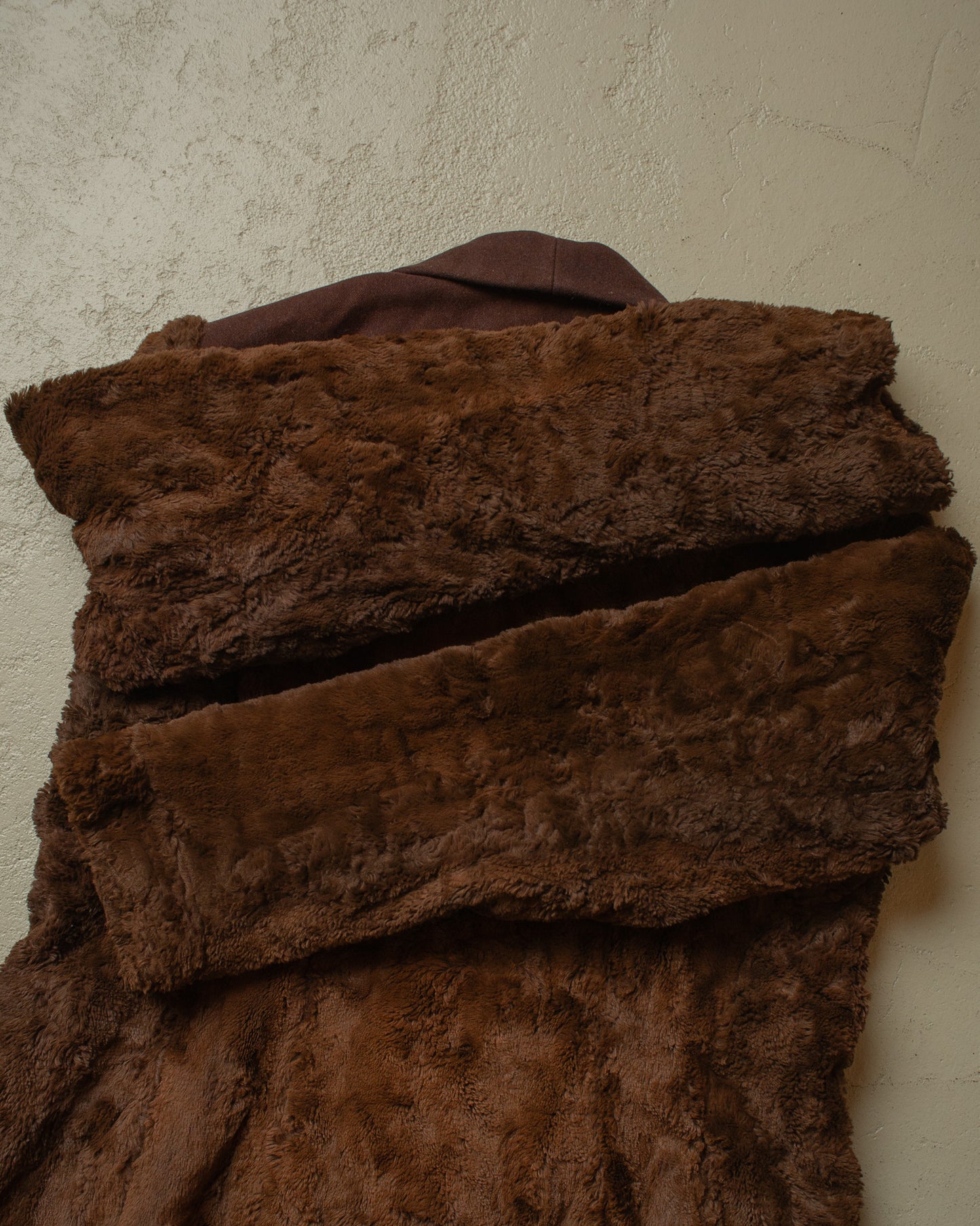 1940s Womens Short Fur Jacket brown - M