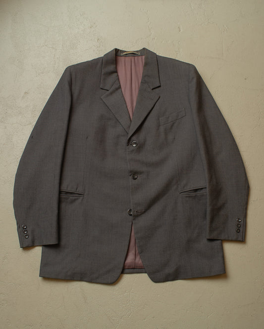 ca. 1940s German Single breasted Suit Jacket grey - L