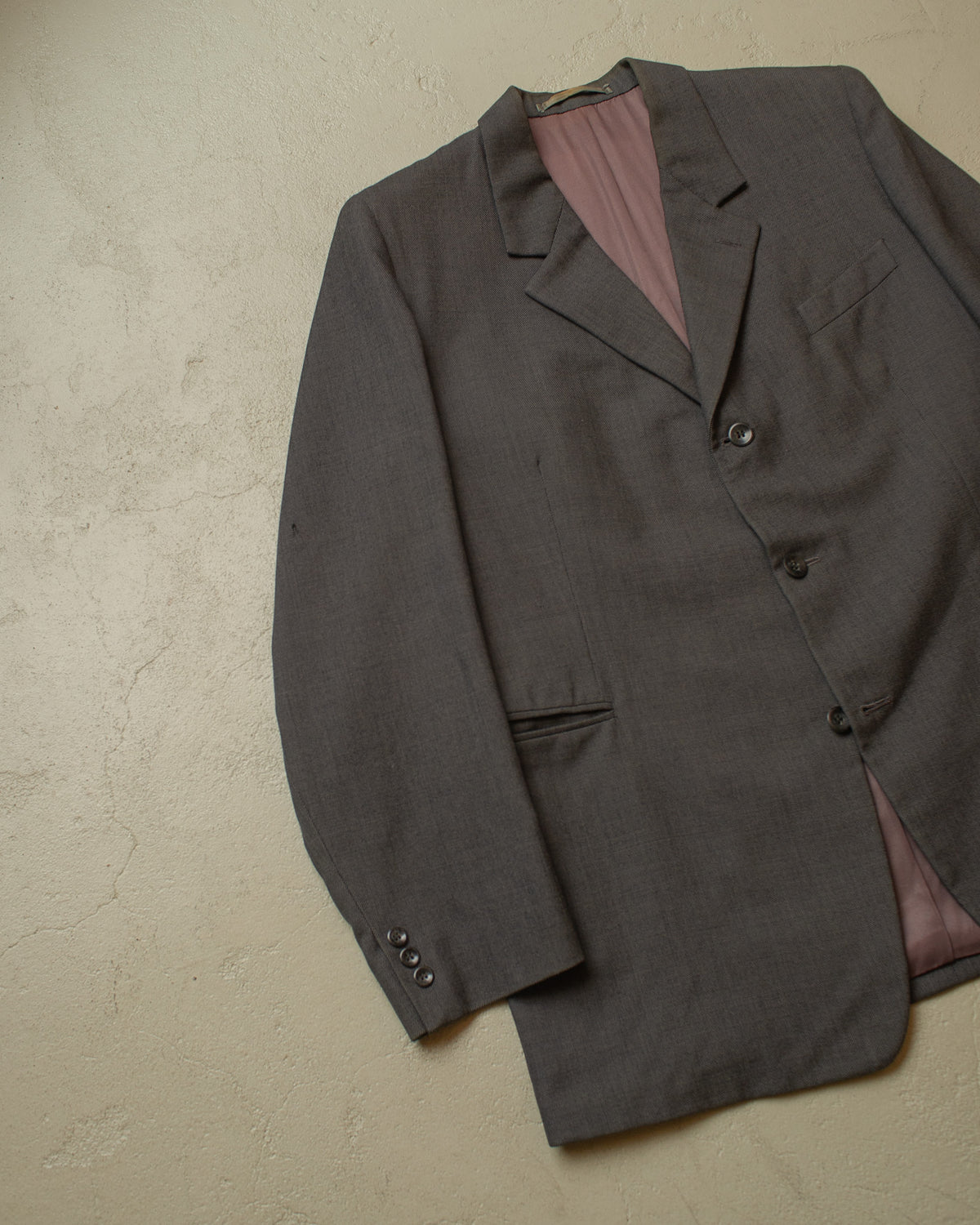 ca. 1940s German Single breasted Suit Jacket grey - L