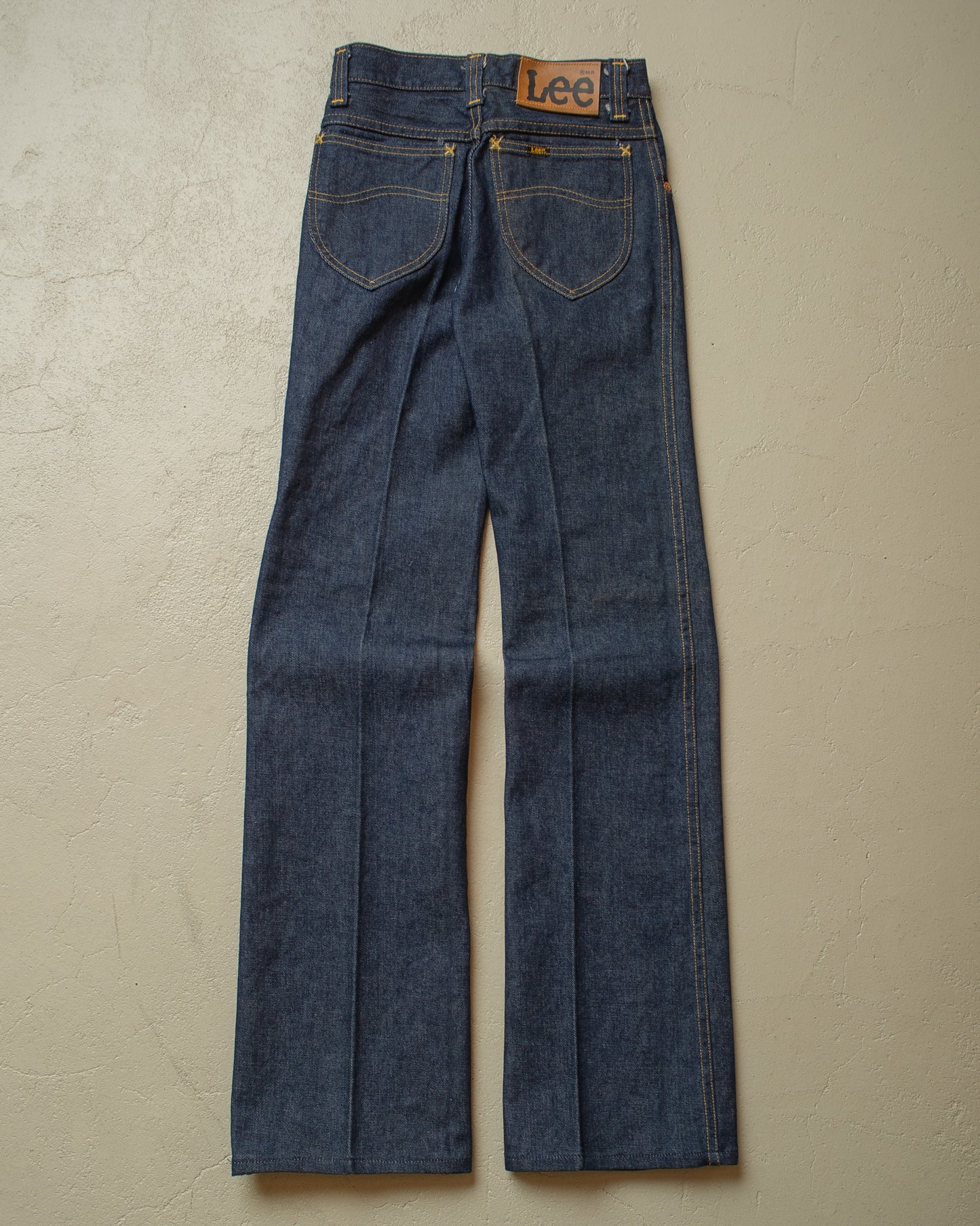 1970s unworn Lee Flared Jeans navyblue - W27 L32