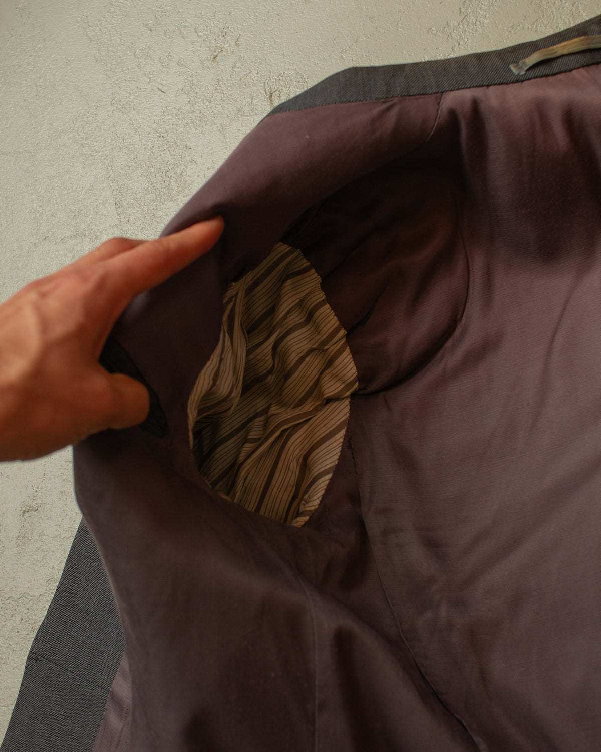 ca. 1940s German Single breasted Suit Jacket grey - L