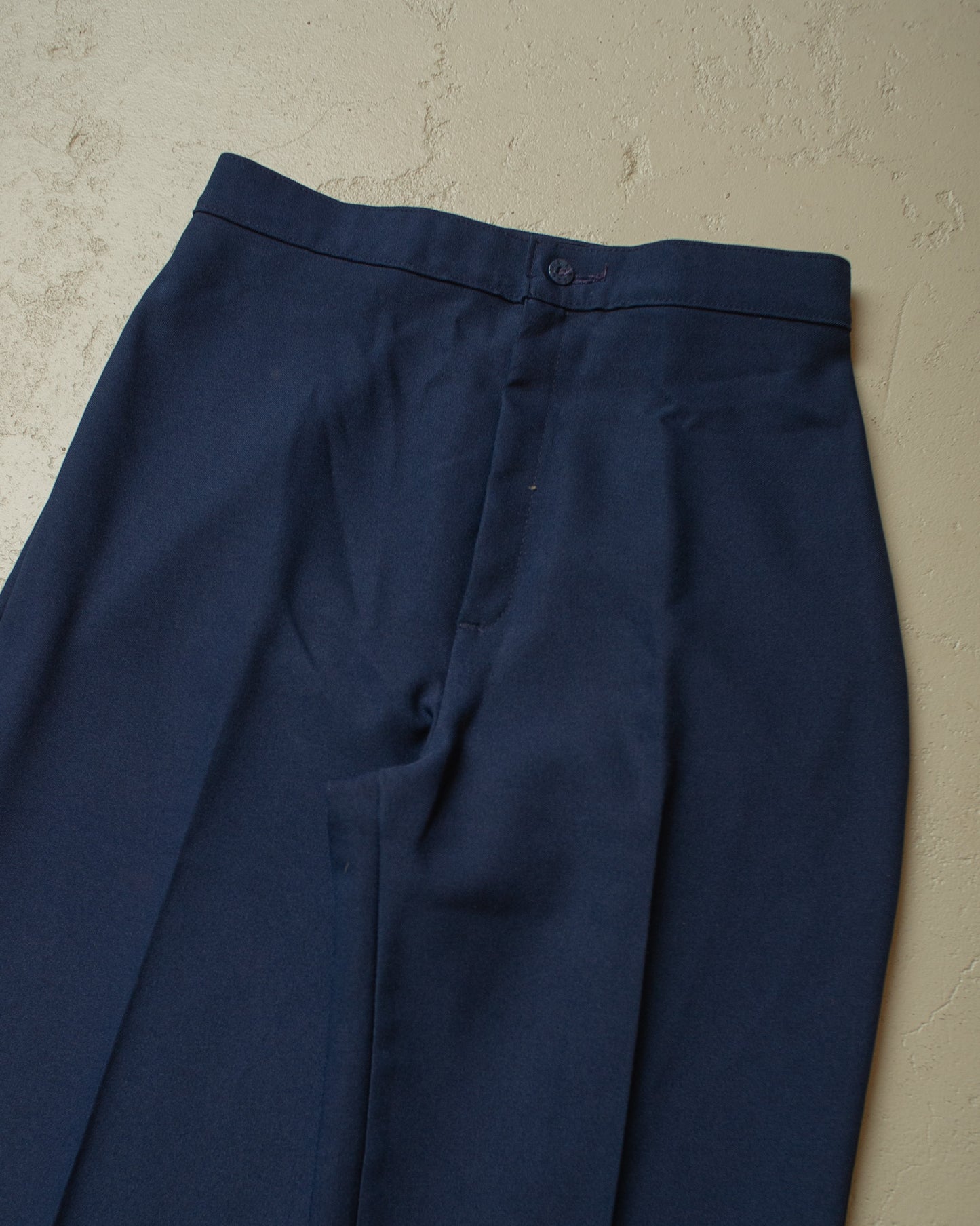 1970s Womens Levi´s Pleated Pants navyblue - W30 L34