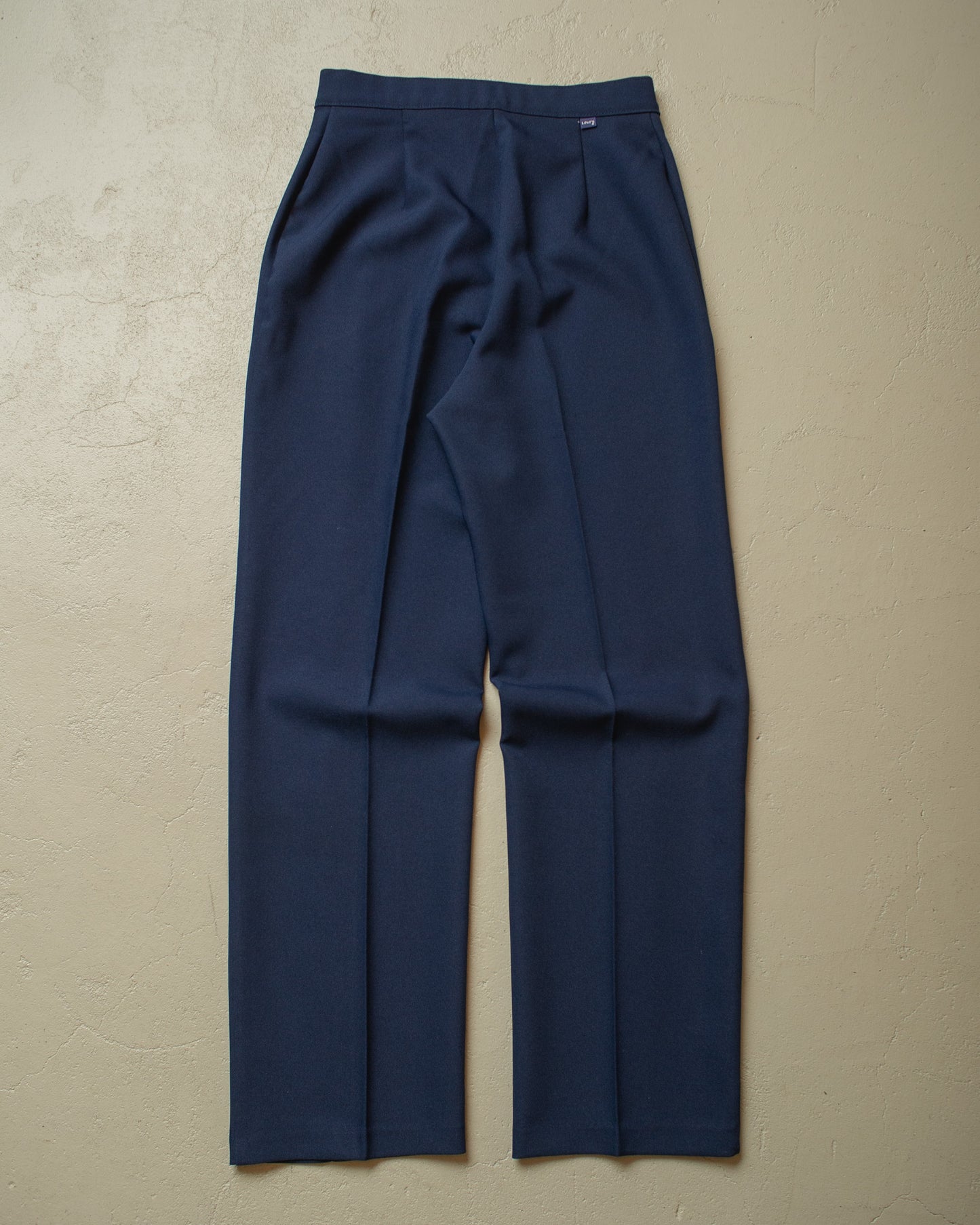 1970s Womens Levi´s Pleated Pants navyblue - W30 L34