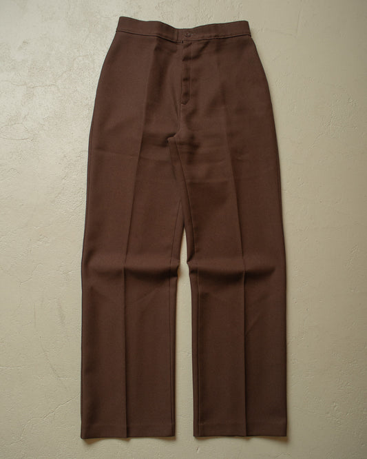 1970s Womens Levi´s Pleated Pants brown - W30 L34