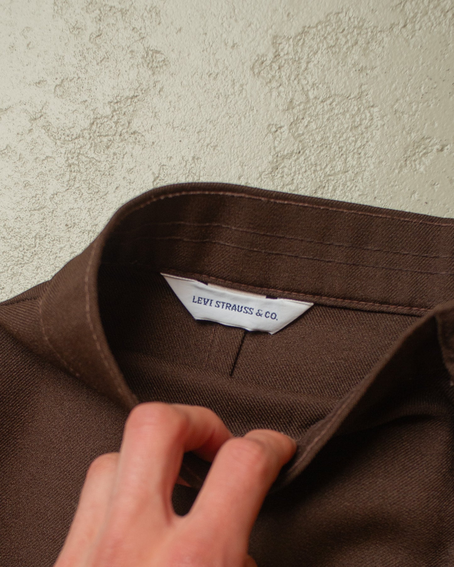1970s Womens Levi´s Pleated Pants brown - W30 L34