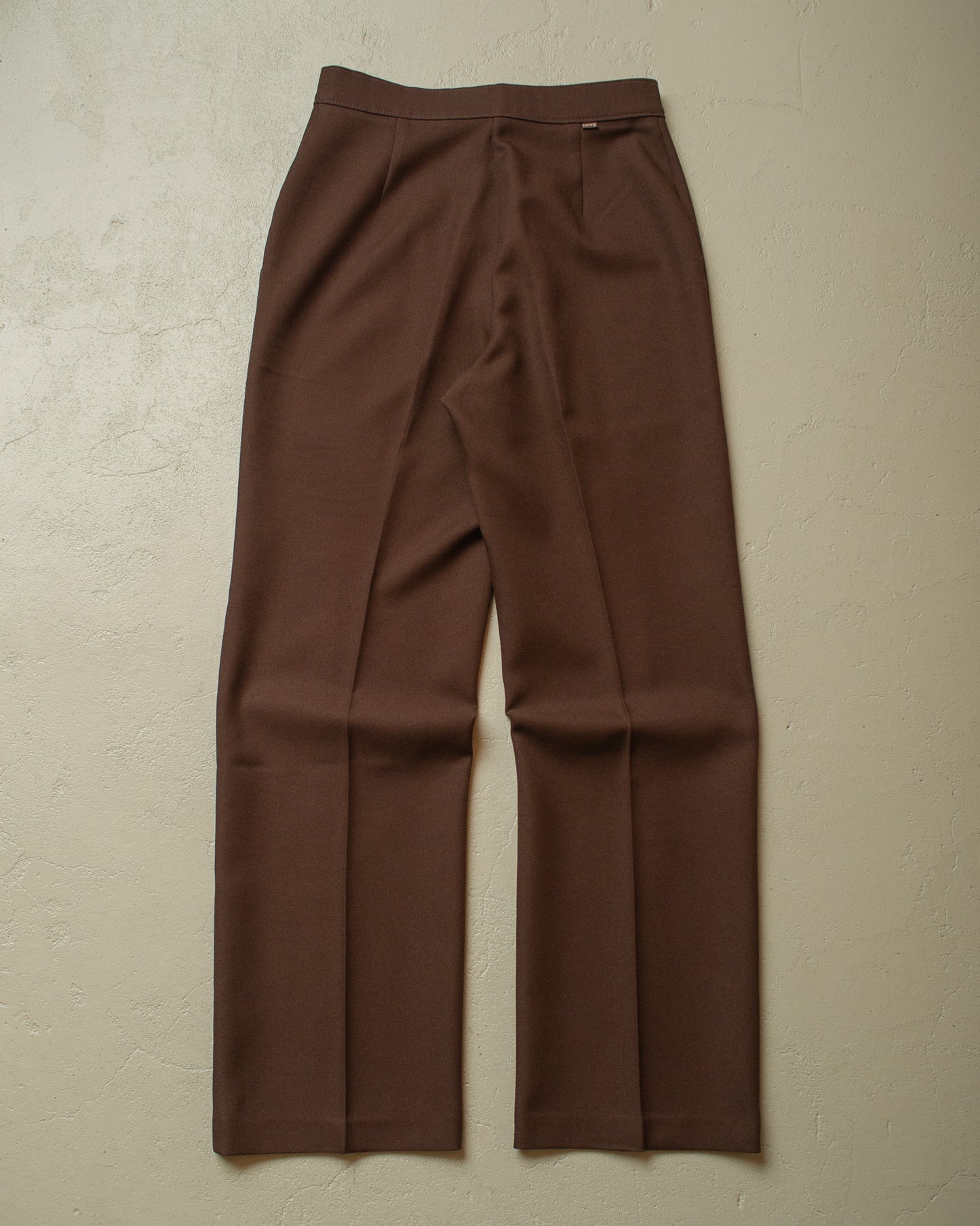 1970s Womens Levi´s Pleated Pants brown - W30 L34