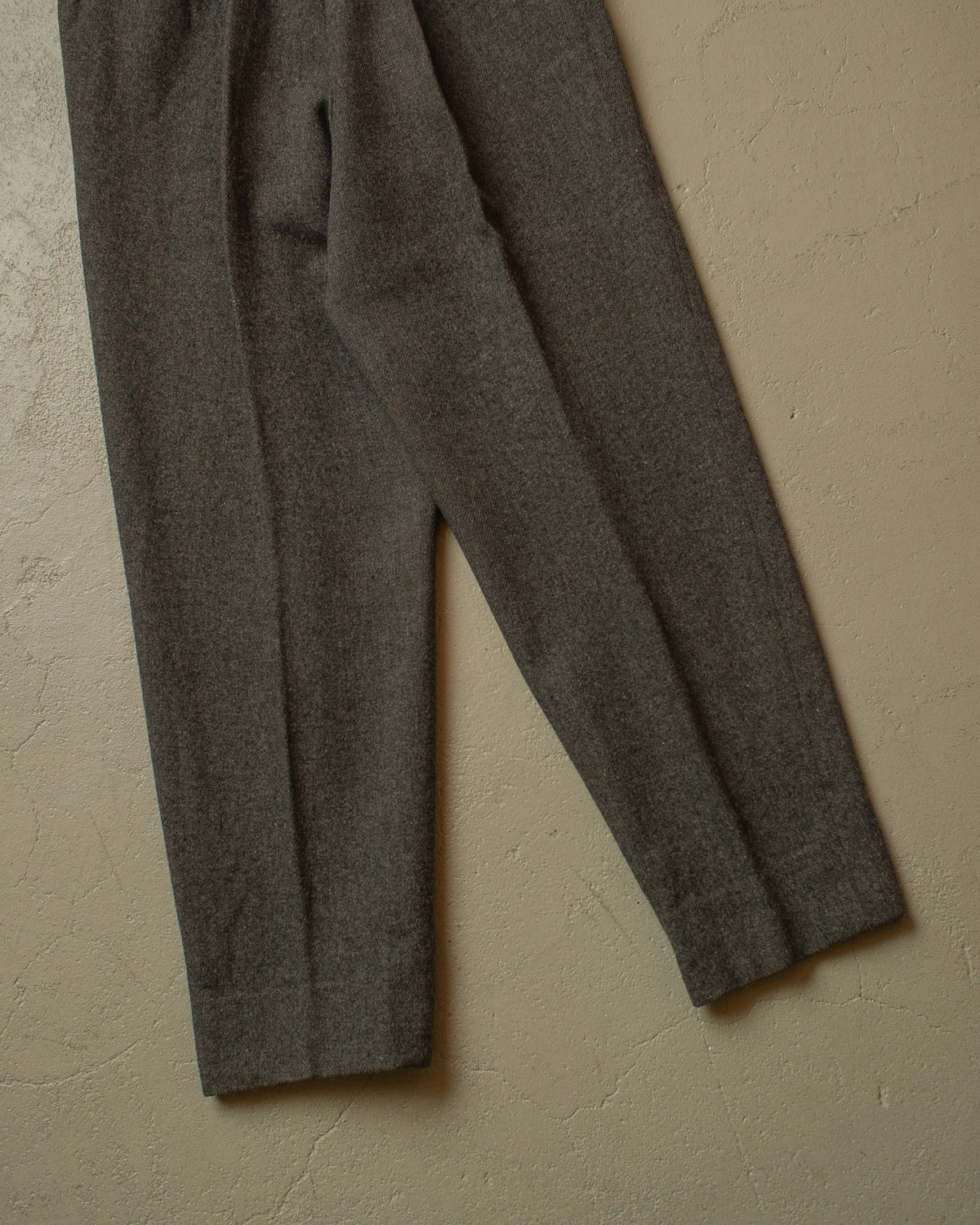 1940s German Womens Wool Ski Pants grey - W24,5 L26