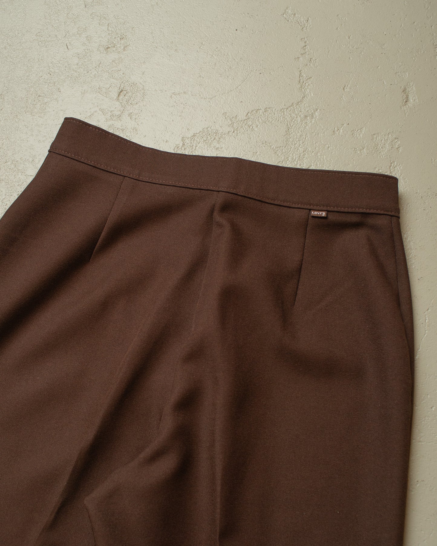 1970s Womens Levi´s Pleated Pants brown - W30 L34
