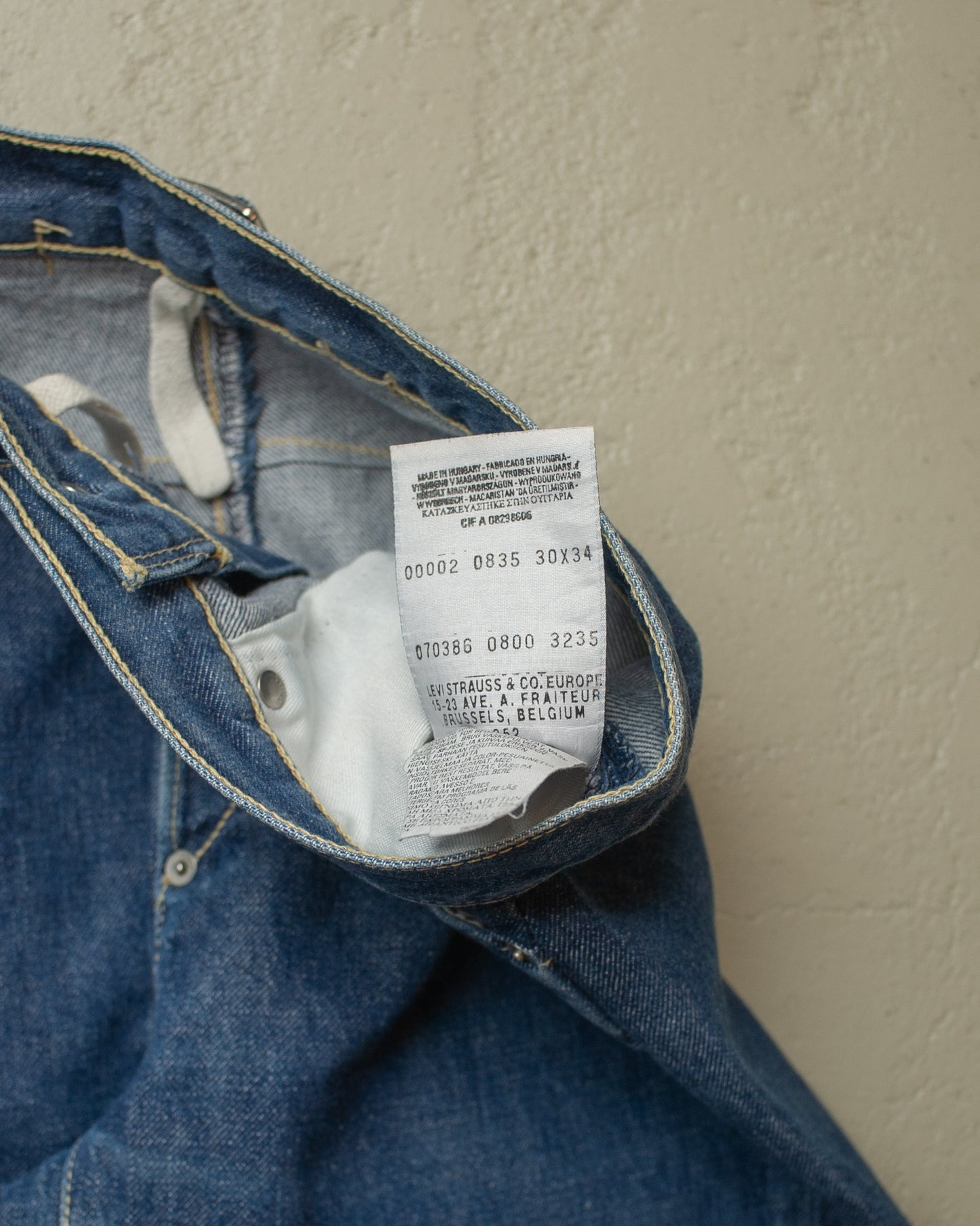 2000s Levi´s Engineered Buckleback Jeans blue - W30 L34