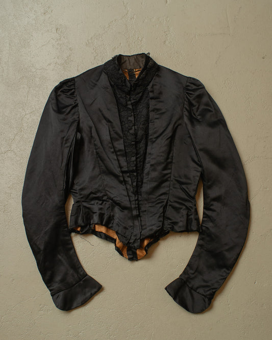 ca. 1900s German Womens Blouse black - XS