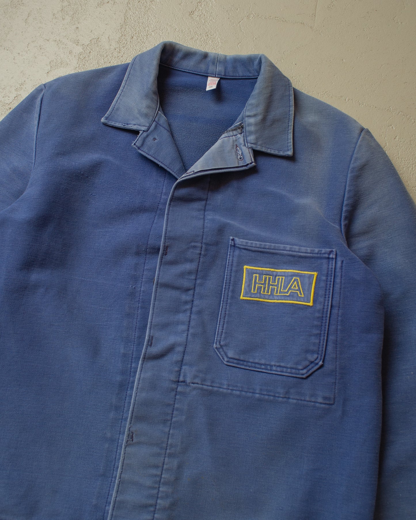 1970s Faded Hamburg Hafen Work Jacket blue - L/XL