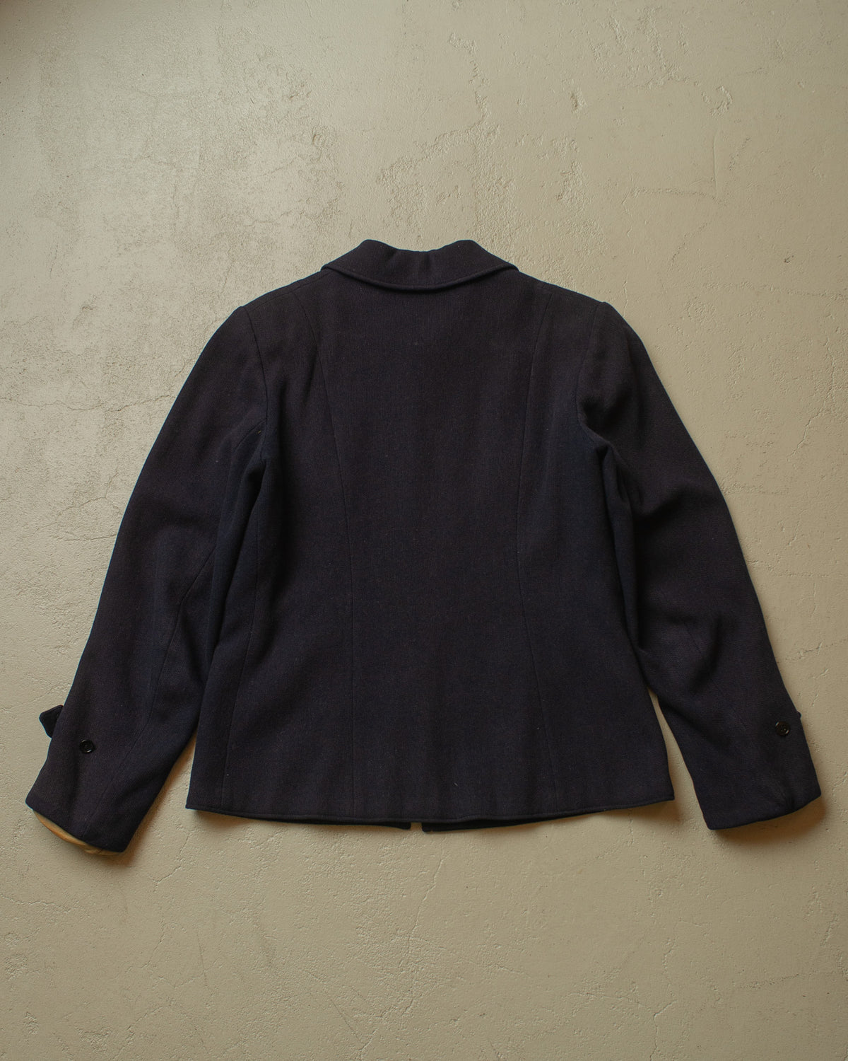 1930s German Womens "ADEFA" 4 Pocket Ski Wool Jacket navyblue - M