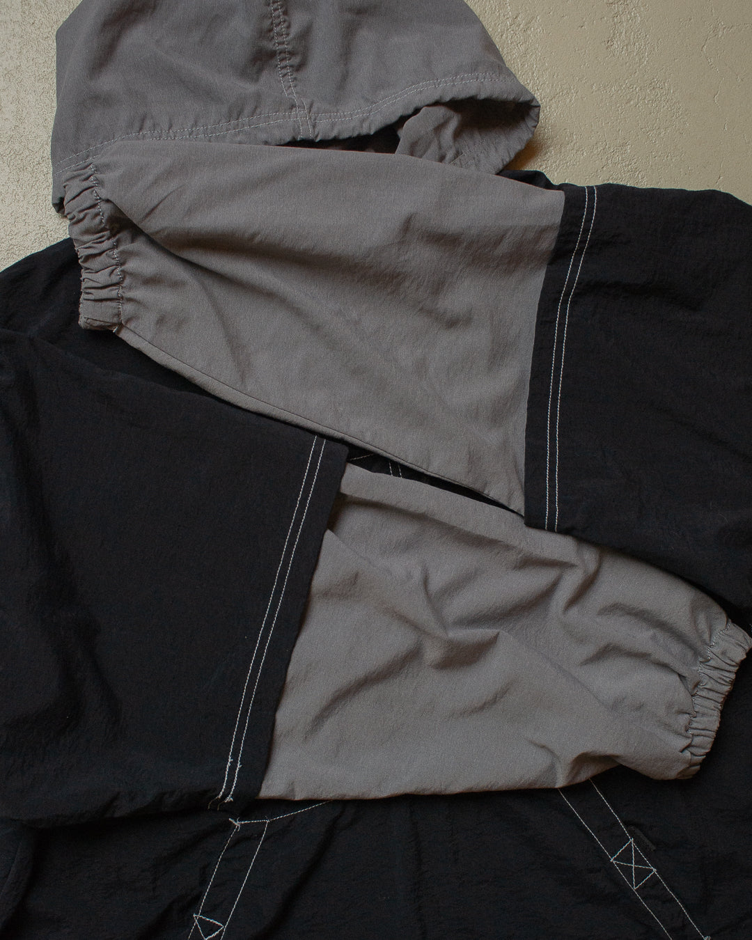 1996 Adidas Streetball Windbreaker black/grey - XL