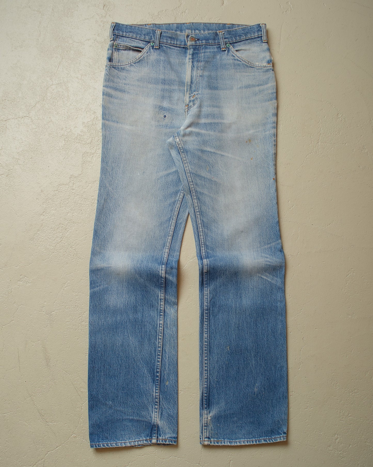 1980s Levi´s 630 Orange Tab Faded Jeans blue - W32 L33
