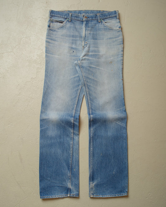 1980s Levi´s 630 Orange Tab Faded Jeans blue - W32 L33