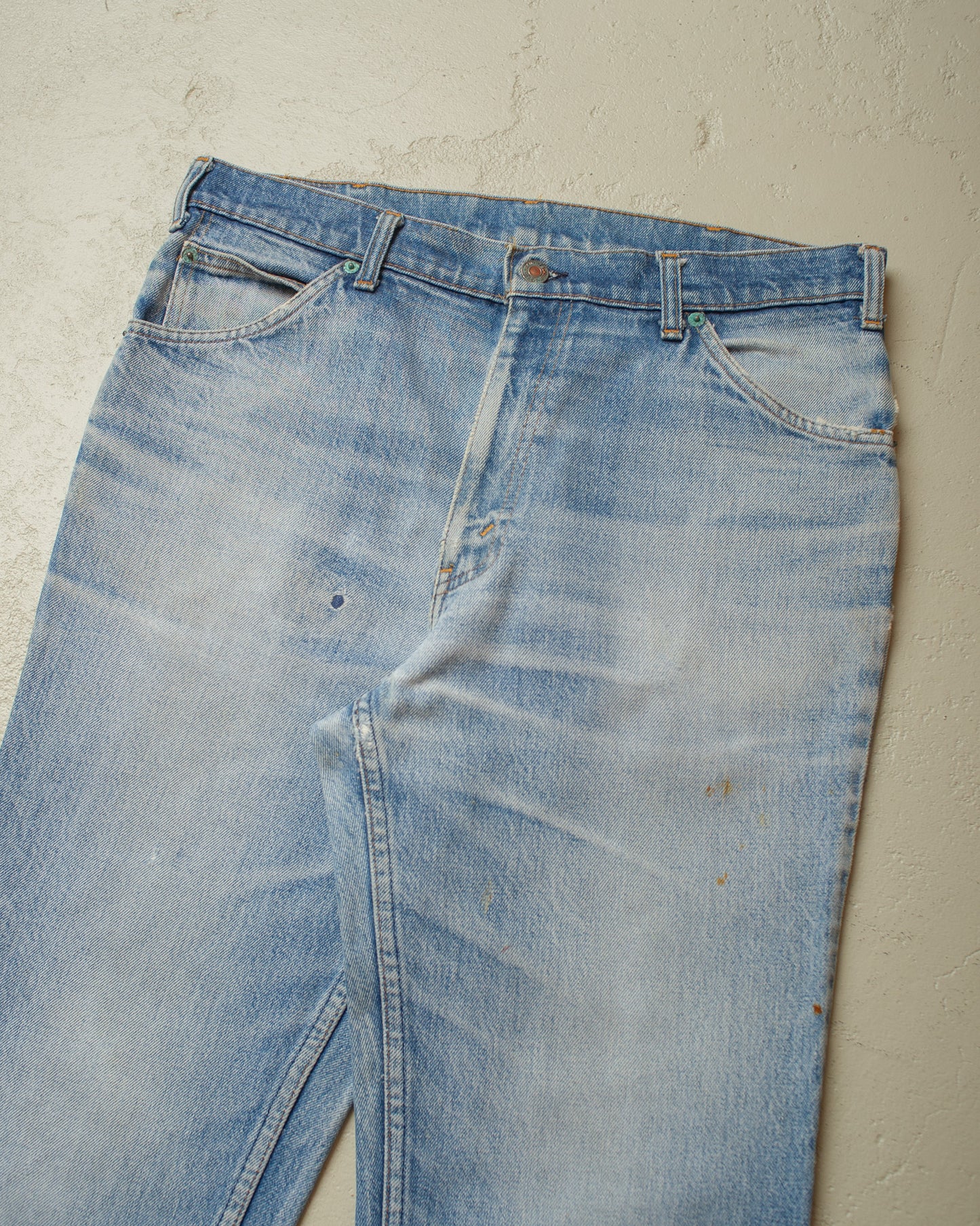 1980s Levi´s 630 Orange Tab Faded Jeans blue - W32 L33