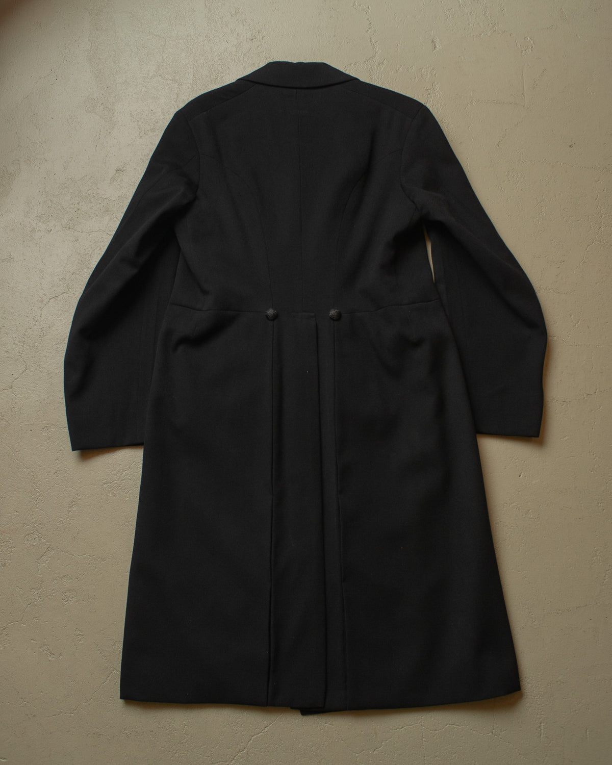 1920s/30s German Wool Coat black - S/M