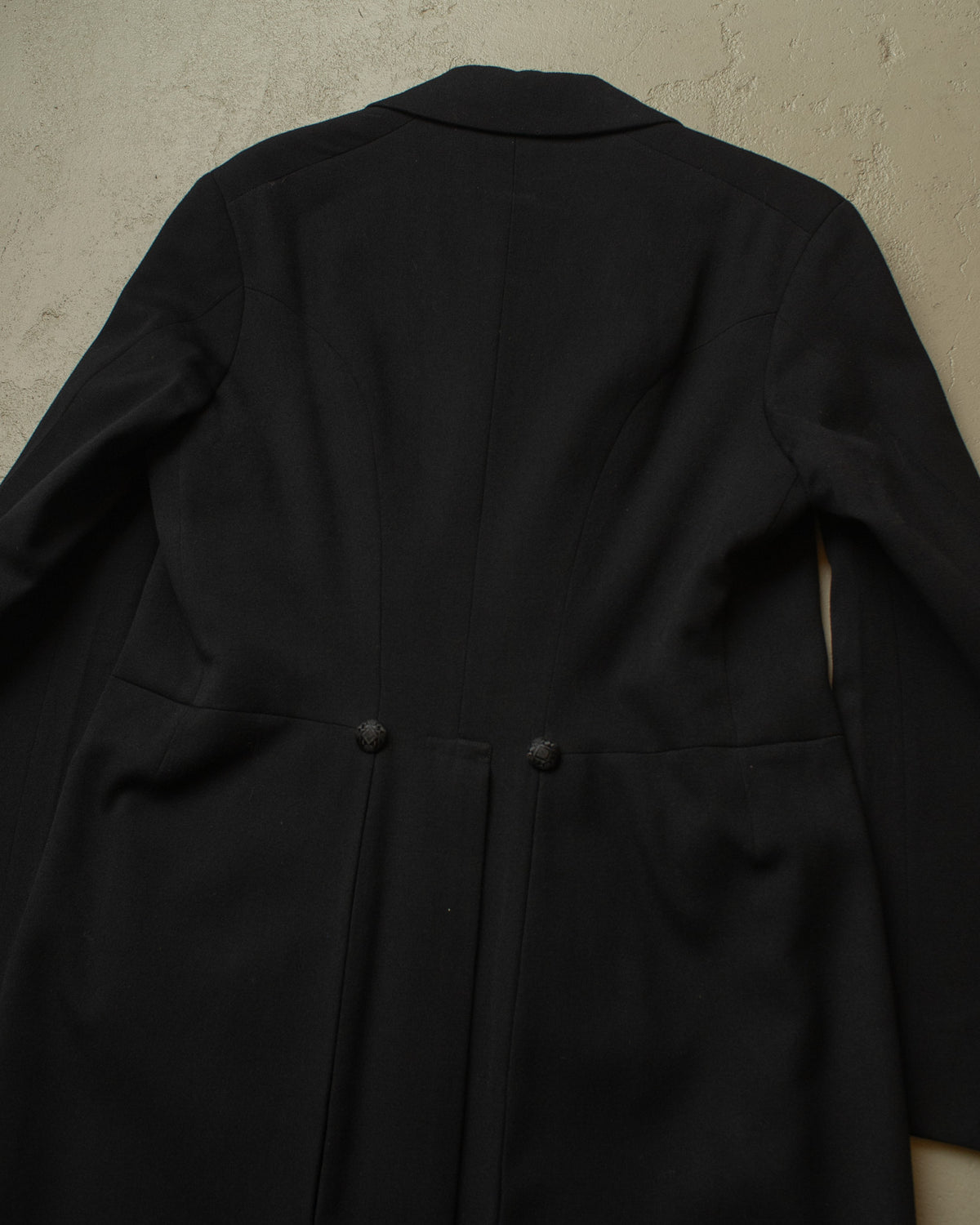 1920s/30s German Wool Coat black - S/M