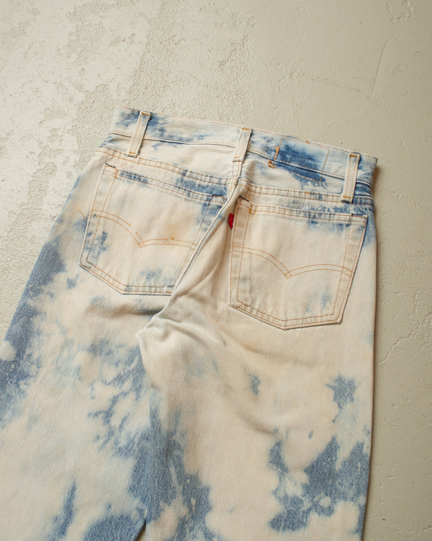 1980s Womens Levi´s 701 crazy wash Jeans blue - W25 L30