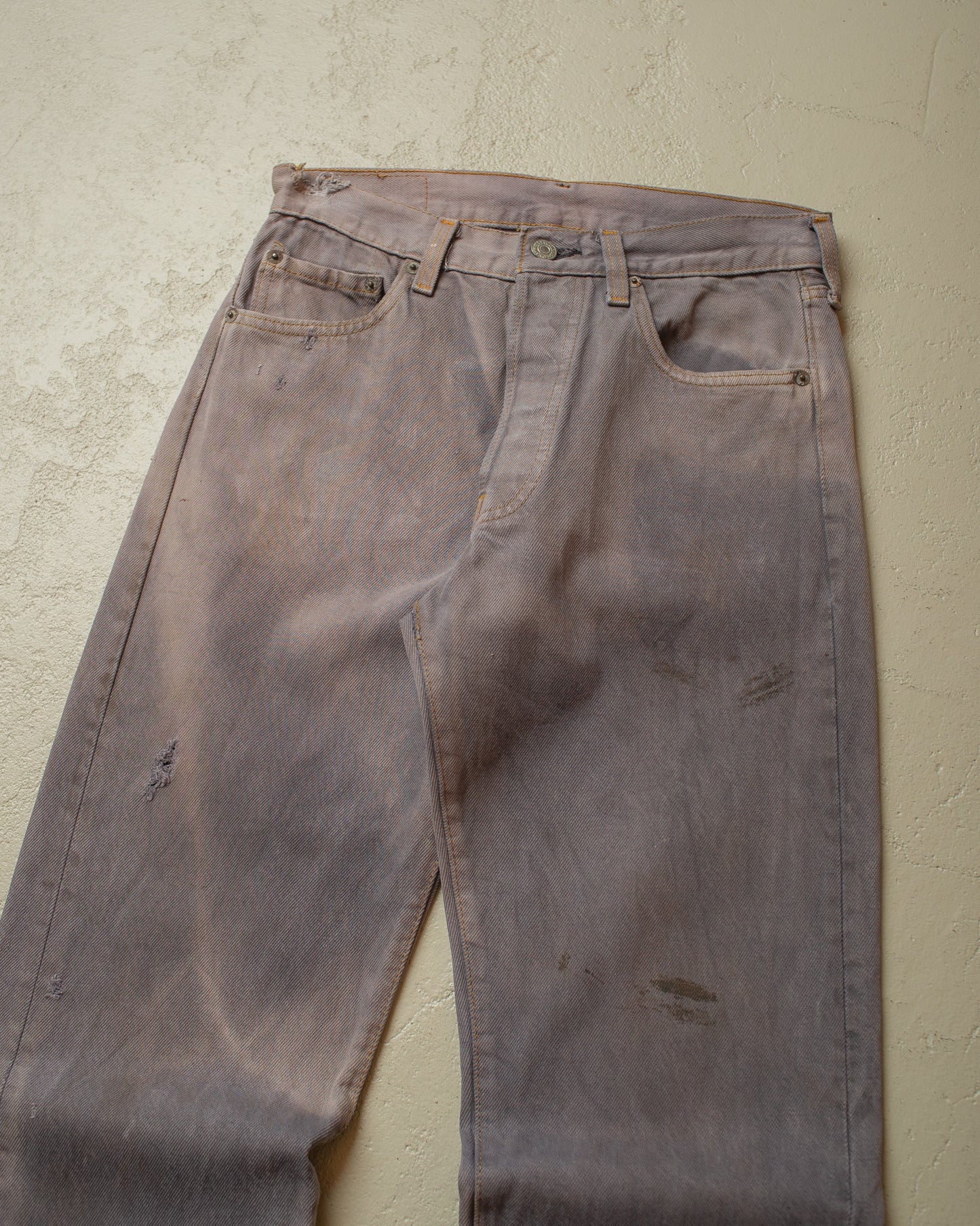 1980s Levi´s 501 Sunfaded Jeans blue - W28 L30