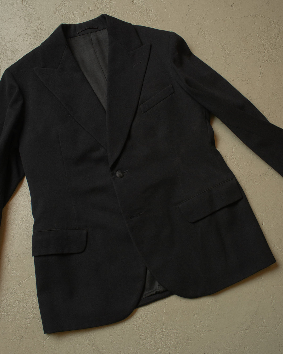 ca. 1920s German 3-Piece Wool Suit black - M