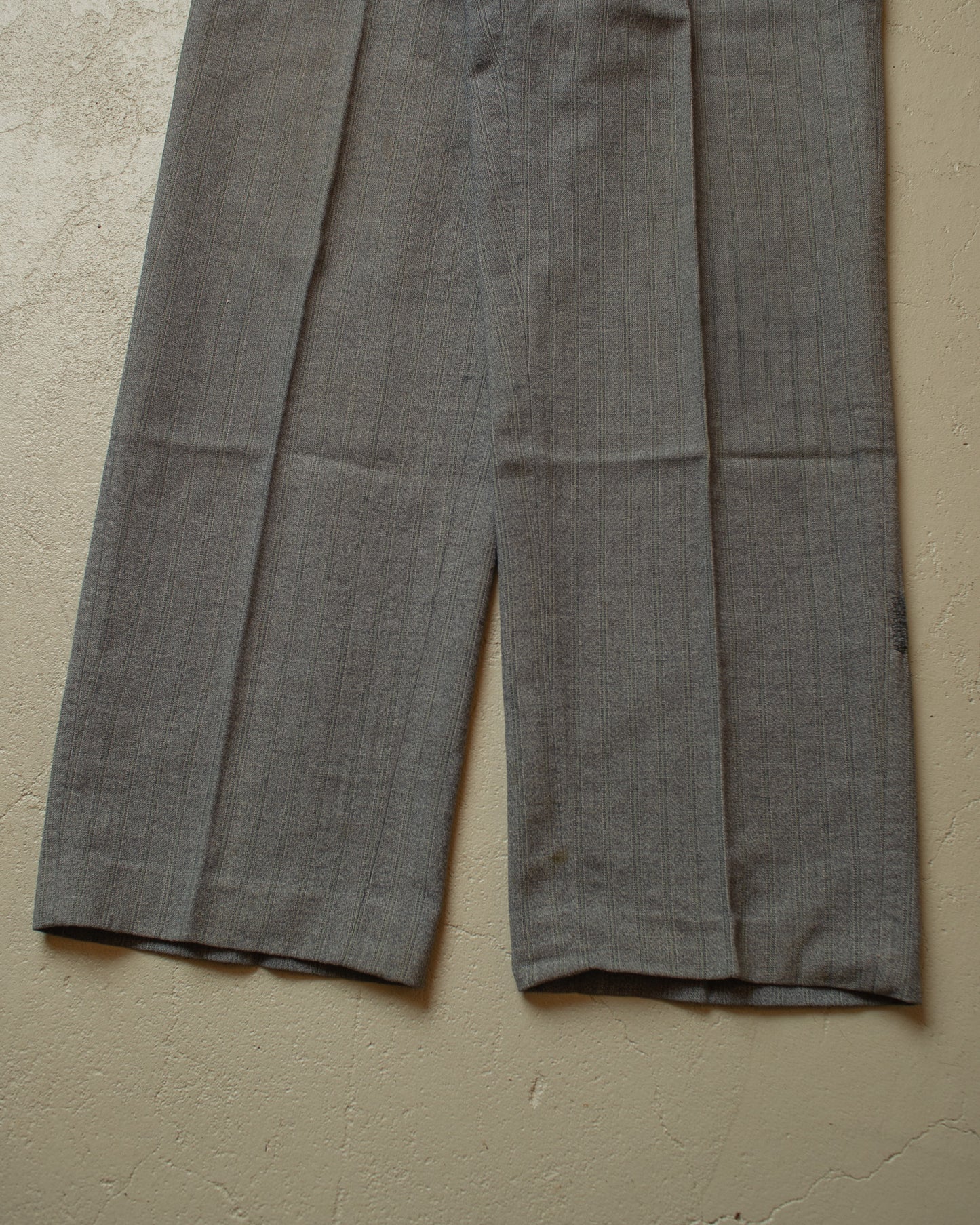 1930s/40s High-waisted Trousers grey - W31 L30