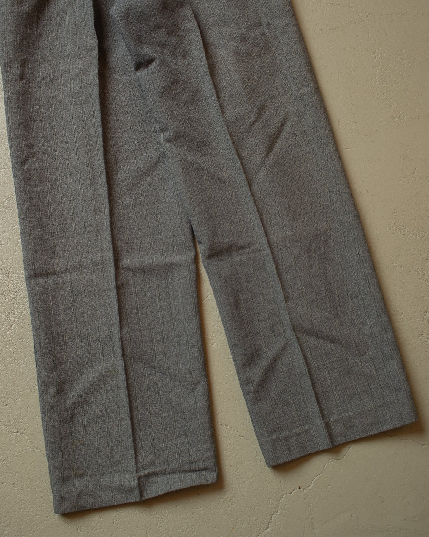 1930s/40s High-waisted Trousers grey - W31 L30