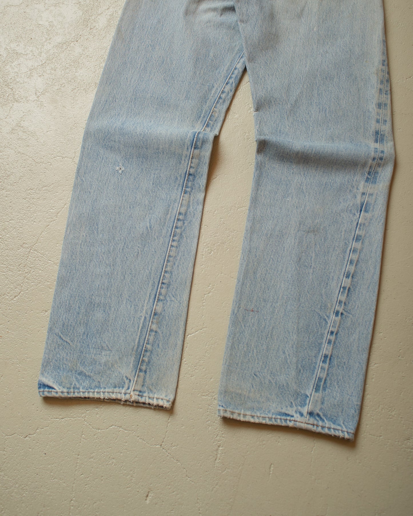 1982 Levi´s 501 Selvedge distressed Jeans blue - W28 L30