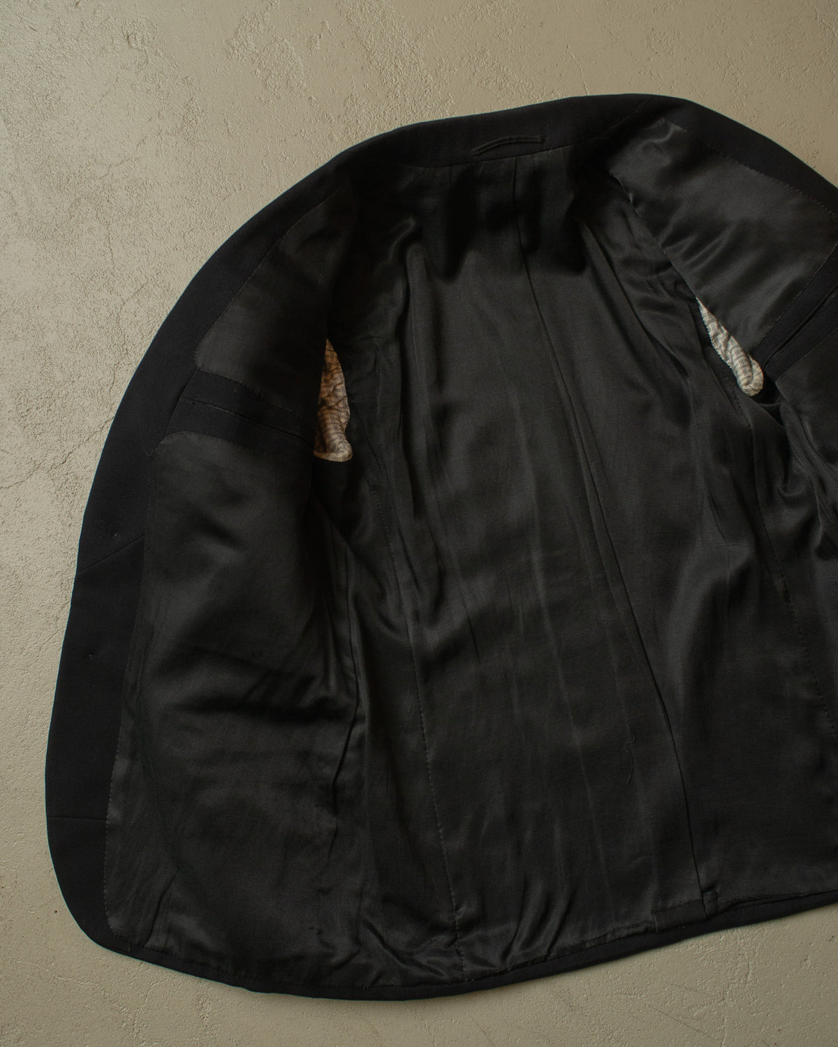 ca. 1920s German 3-Piece Wool Suit black - M