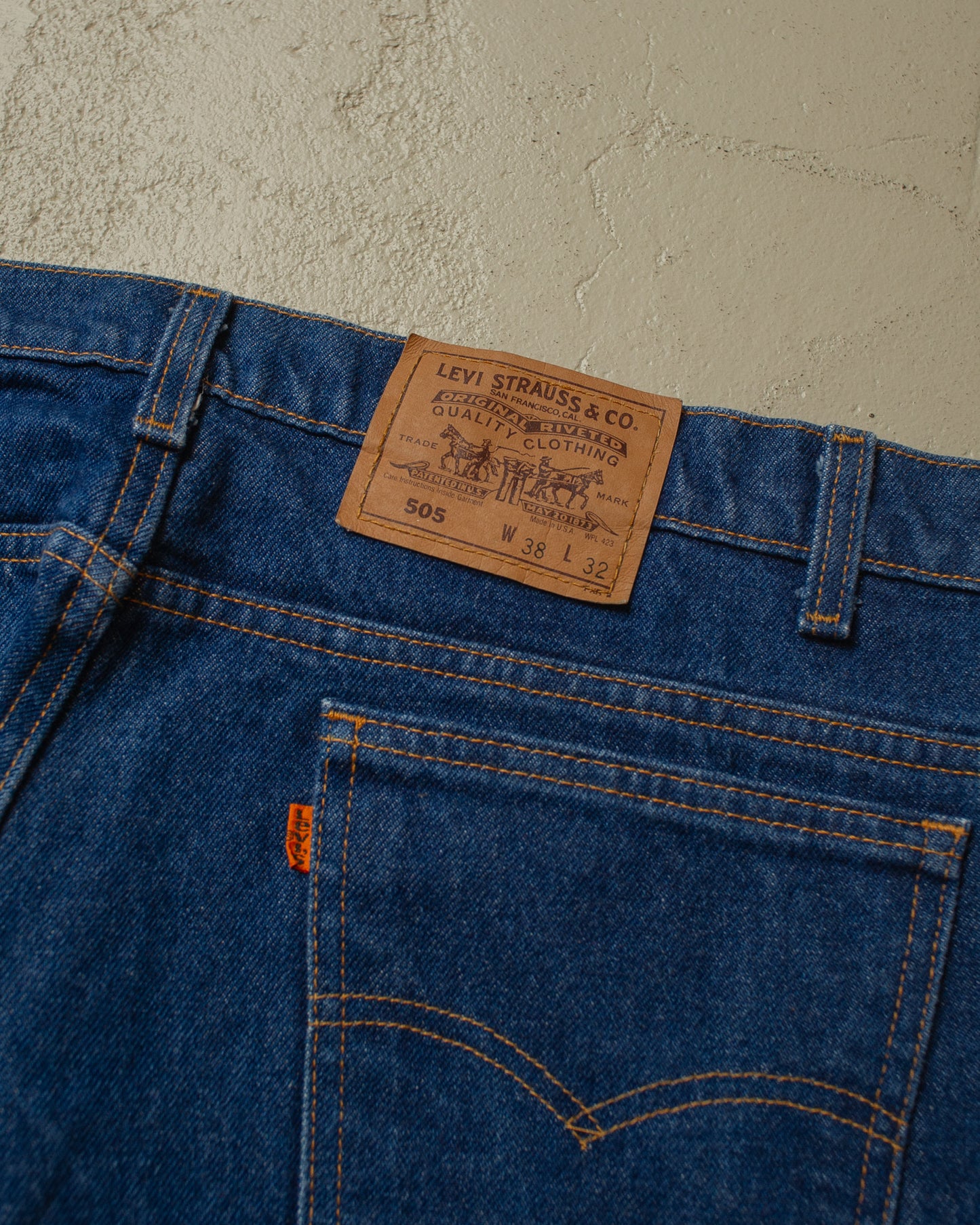 1982 Levi´s 505 Jeans navyblue - W38 L32