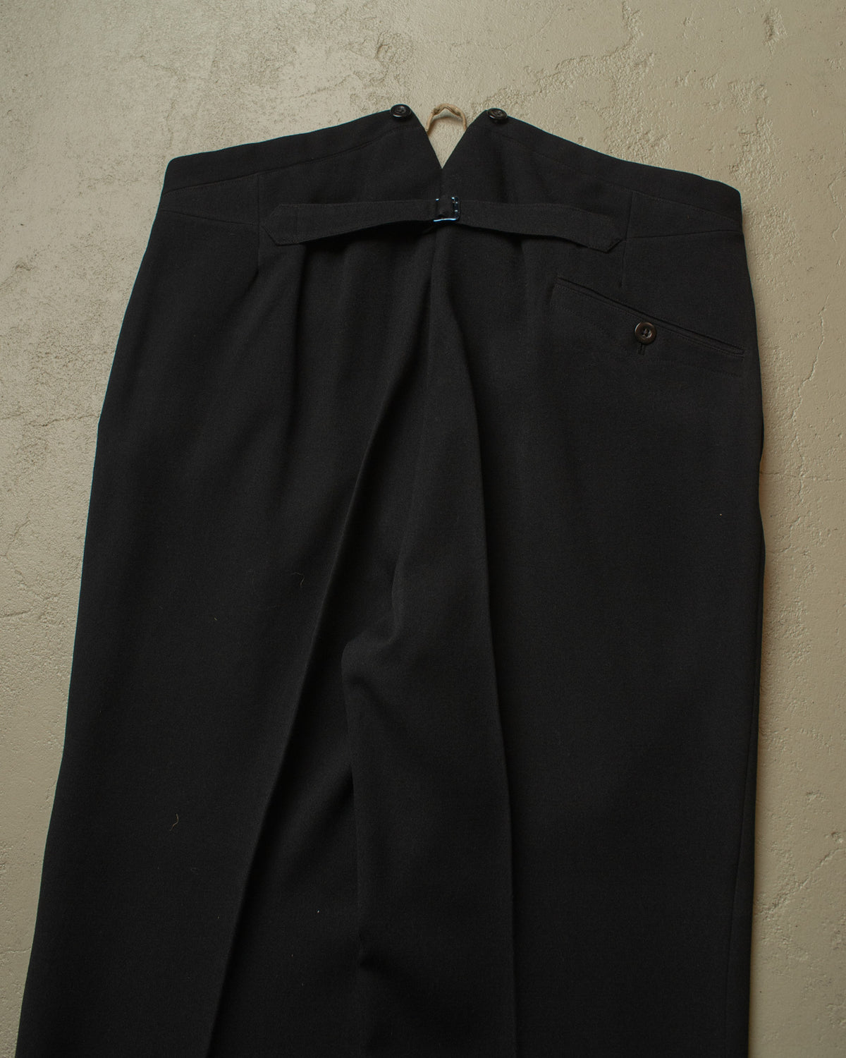 ca. 1920s German 3-Piece Wool Suit black - M