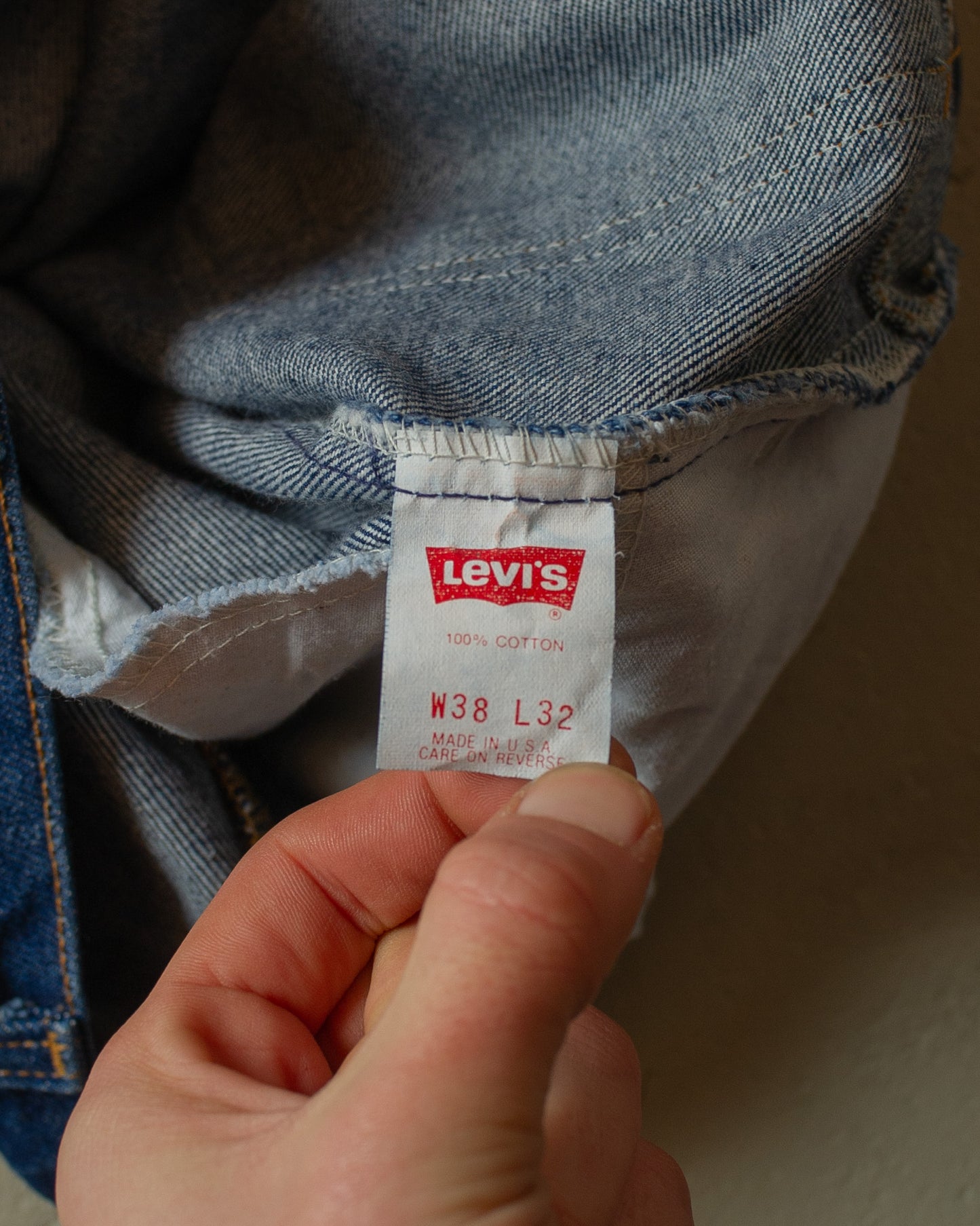 1982 Levi´s 505 Jeans navyblue - W38 L32