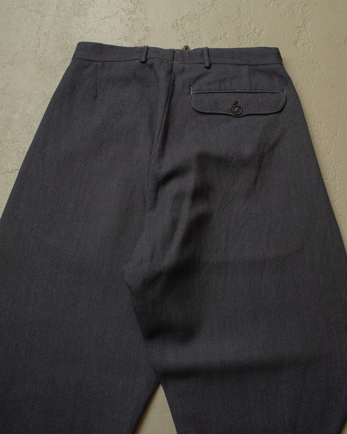 1940s German Wool Sports Breeches "Stiefelhose" grey - W26,5 L25,5