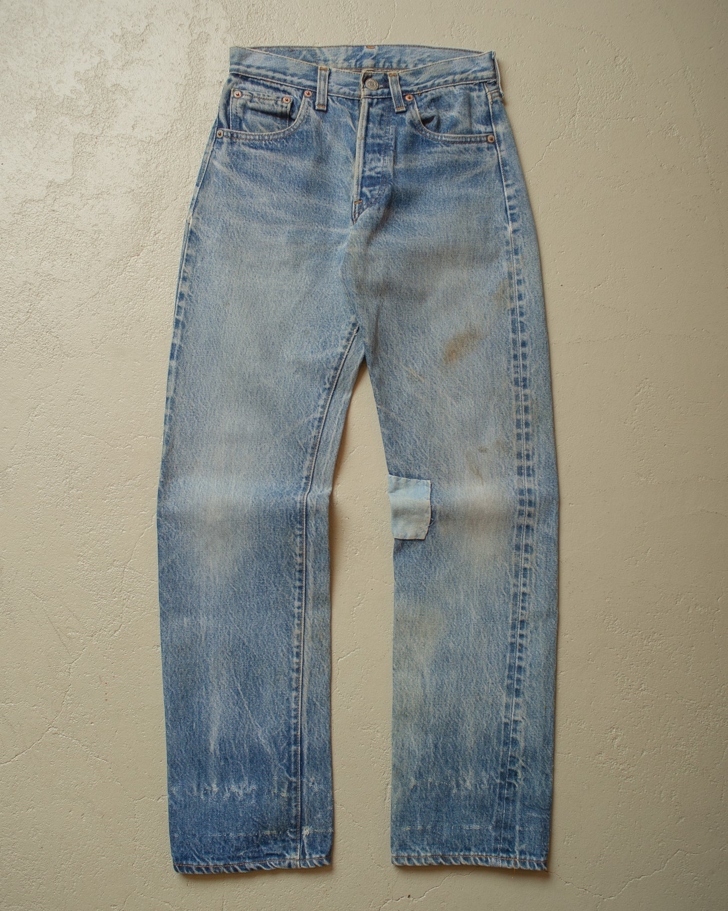 1982 Levi´s 501 Selvedge repaired Jeans - W26 L30
