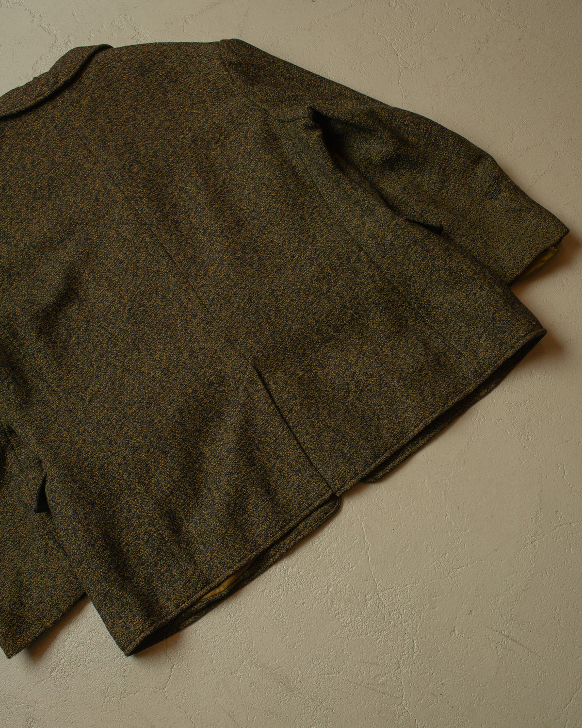 1940s/50s German Wool Suit Jacket "brown" - XL/XXL