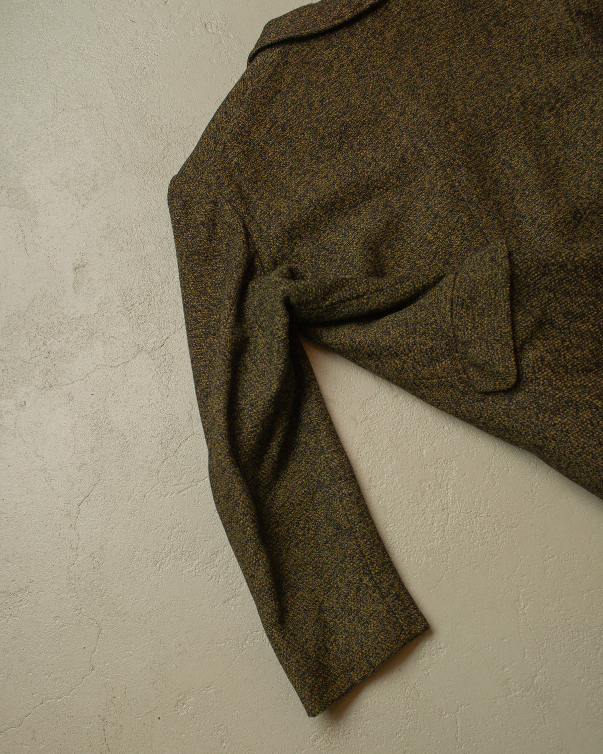 1940s/50s German Wool Suit Jacket "brown" - XL/XXL