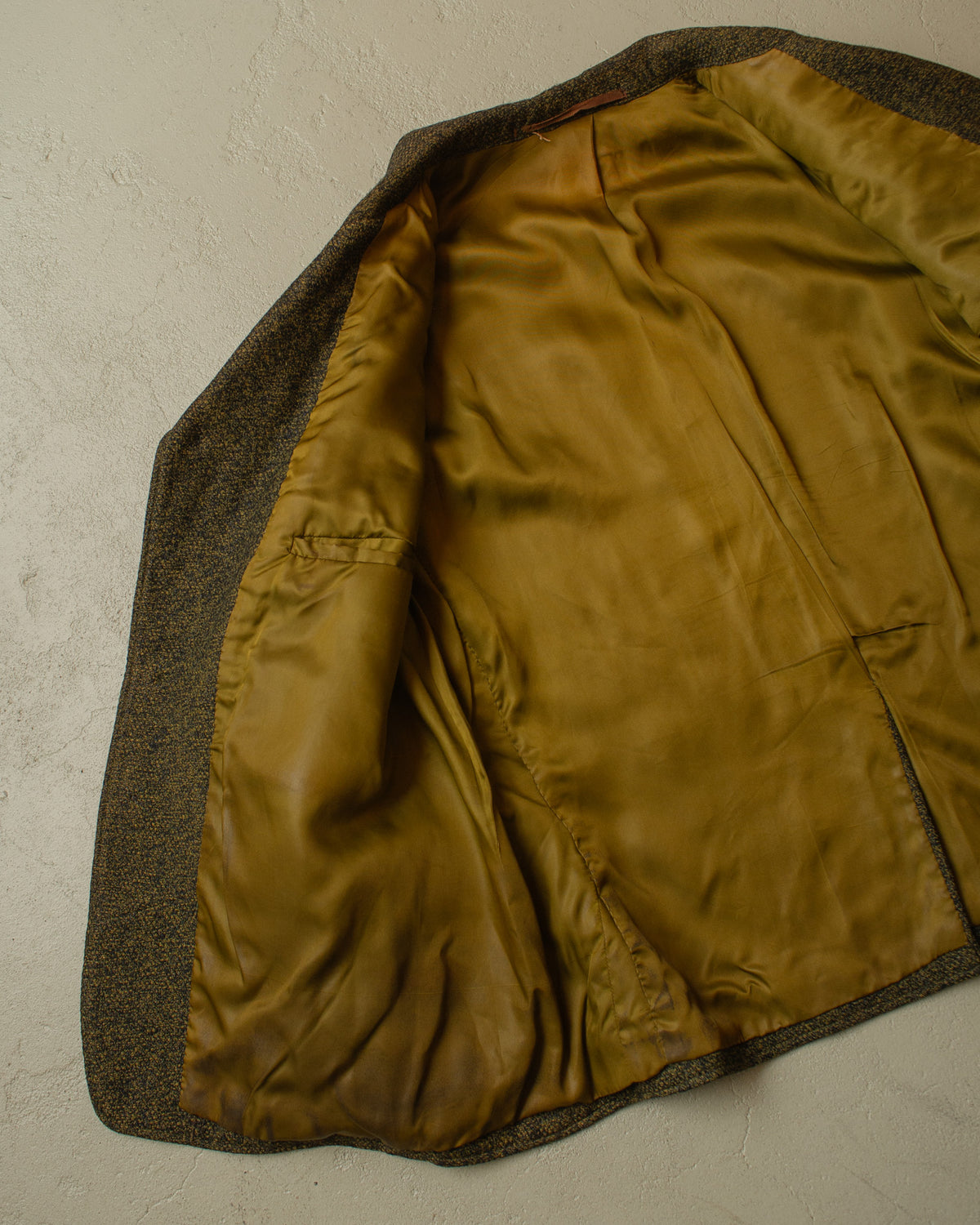 1940s/50s German Wool Suit Jacket "brown" - XL/XXL