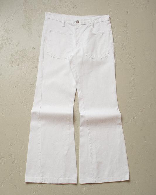 60s/70s DEE CEE bell bottom Jeans white - 33x32